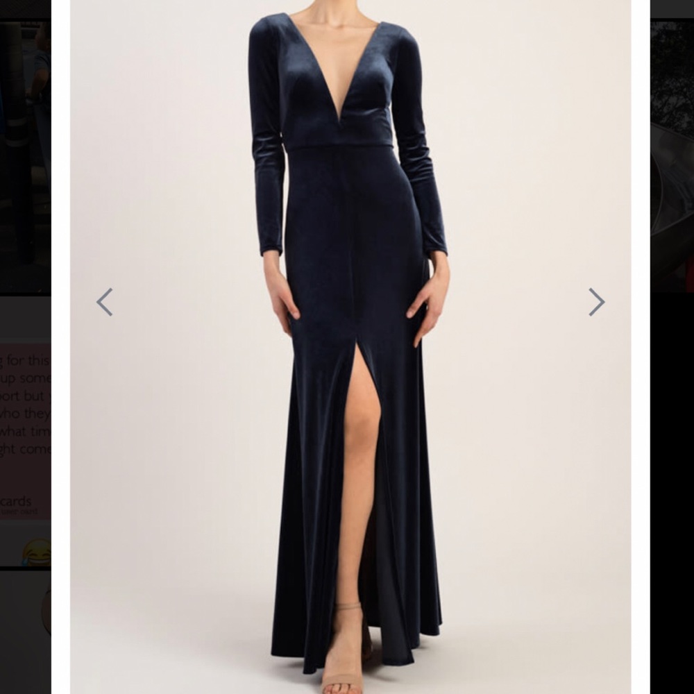 Jenny Yoo Malia Gown - French Blue